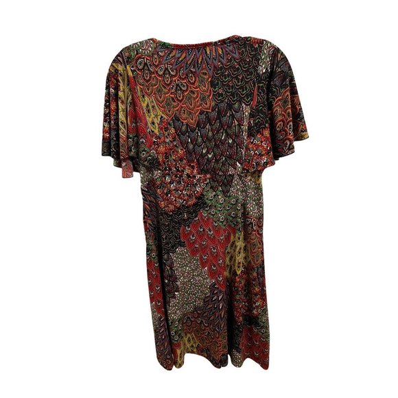 Hypnotik Paisley Dress Polyester/Spandex Size Large - Picture 2 of 6